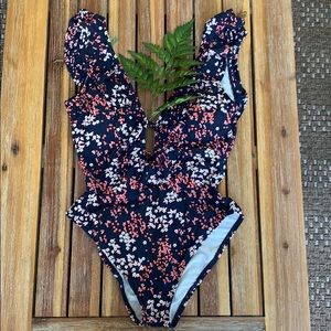 MK one piece bathing suit